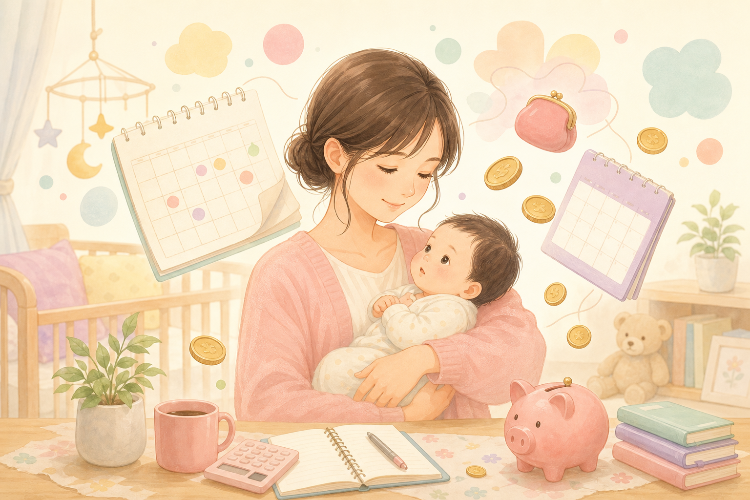 産休・育休中のお金の不安を解消!|もらえるお金と賢い家計管理